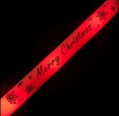 merkloze foam stick rood gekleurd met tekst merry christmas