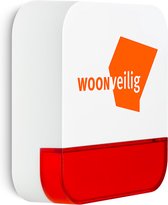 WoonVeilig Buitensirene met Alarmlicht - Dé aanvulling op je WoonVeilig Alarmsysteem - WoonVeilig Sirene voor Buiten