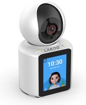 Lakoo® DualVision Connect - Slimme Babyfoon met Camera, Tweewegsvideo - HD Beeld, Nachtzicht, Bewegingsdetectie & Multi-Camera Ondersteuning