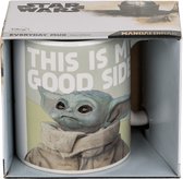 Mug, Star Wars - Le Mandalorien II, CECI EST MON BON CÔTÉ / gobelet / mug / env.325 ml / H env.10 cm / cadeau / cadeau