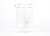 Bekerglas 250 ml laag model hittebestendig 3.3 borosilikaatglas