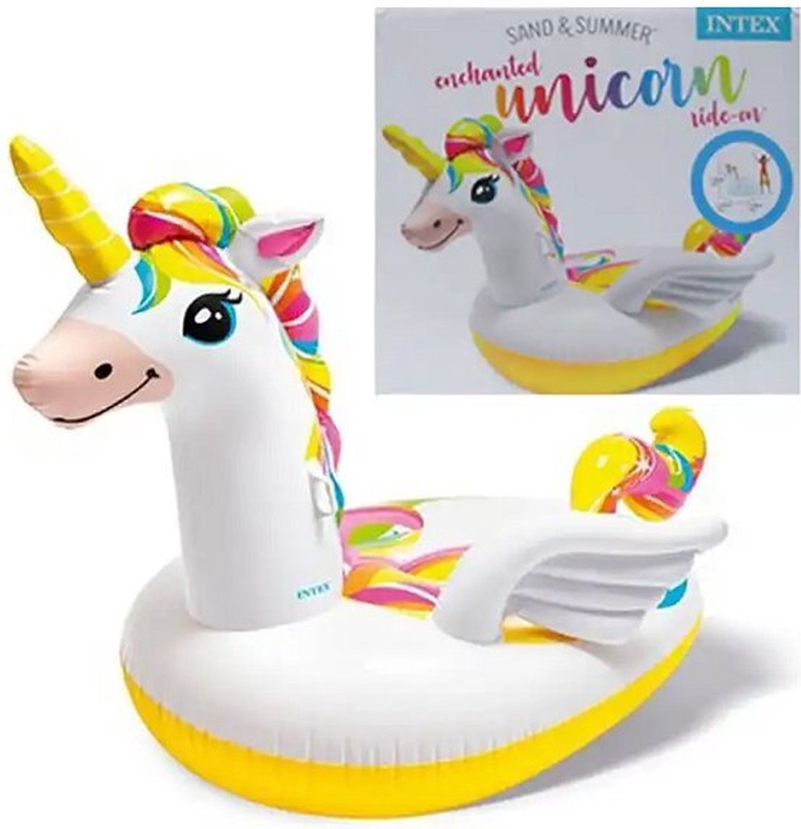 Intex Enchanted Unicorn Ride-ON - Age 3+ - Intex