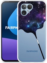 Cazy Hoesje geschikt voor Fairphone 5 Galaxy Toverstaf