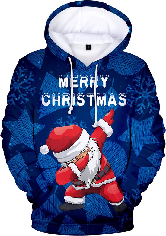 HSA Unisex Retro Fairisle Kerstman Feest Truien - Heren & Dames Warme, Regular Fit Gebreide