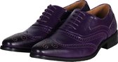 Herenschoenen paars - Maat 42- Pieten schoenen - Carnavalsschoenen