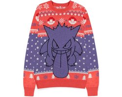 foto van Pokémon - Gengar Kersttrui - L - Roze/Paars