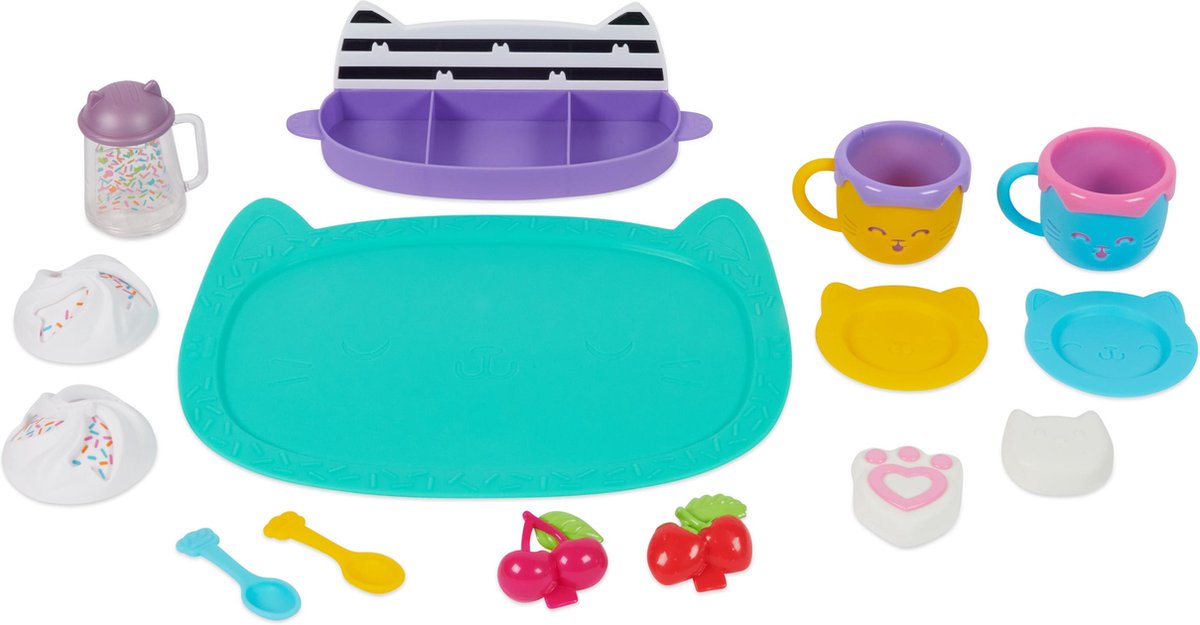 Gabby’s Poppenhuis - Spikkelfeest-serviceset met accessories — afbeelding 9