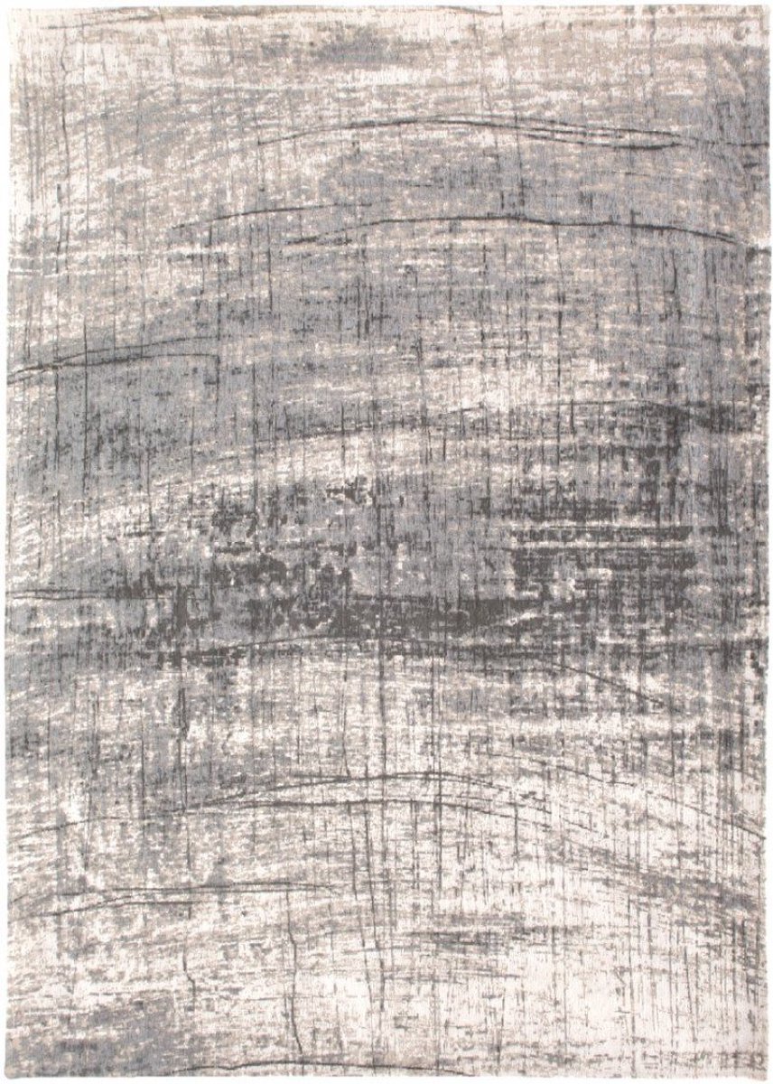 Wasbaar Binnen & Buiten Vloerkleed - 140 x 140 cm - Louis De Poortere Griff Jersey Stone - Laagpolig Tapijt - Gerecycled PET - Made in Belgium - Circulair