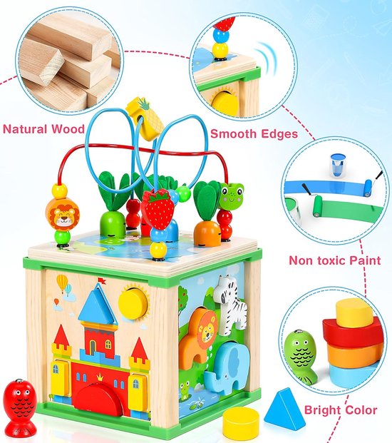 Montessori Set | Educatief Houten Speelgoed | Vanaf 2 Jaar - Baby Doo