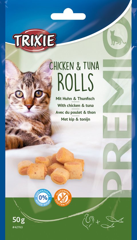 Trixie Premio - Kattensnack - Kip Tonijn 50 g