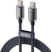 AdroitGoods 100w Usb-C Naar Usb-C Oplaad Kabel - Pd - Snellaad Kabel - Gevlochten Nylon 2 Meter