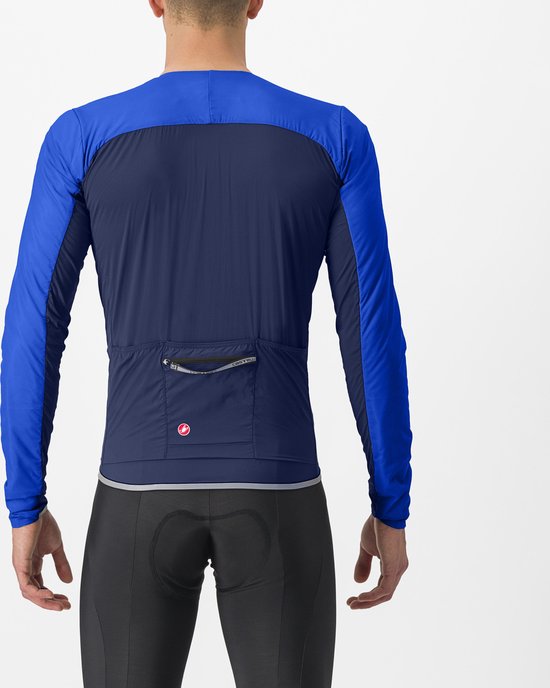 Castelli Fietsjack Heren Blauw - FLY JACK-SEY VIVID BLUE-BELGIAN BLUE - XXL