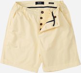 Mr Jac - Slim Fit - Heren - Korte Broek - Shorts - Garment Dyed - Pima Cotton - Geel - Maat M