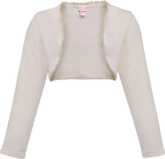 La V Bolero fille couleur sable (Beige) 164-170