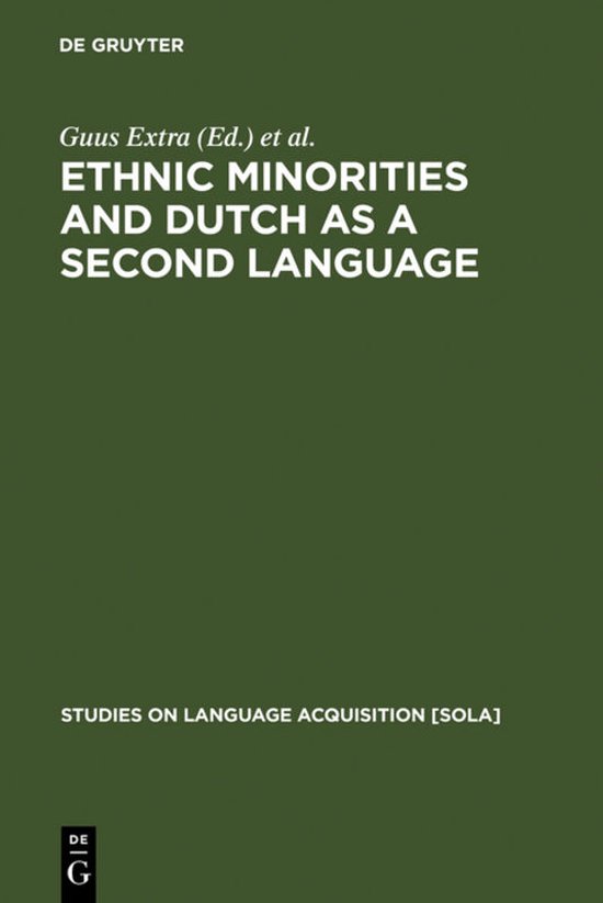 Ethnic Minorities and Dutch as a Second Language - cover