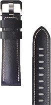 Samsung Braloba Leather strap Urban Trav - black - for Samsung Galaxy watch 42mm
