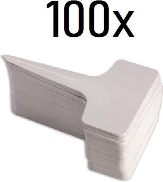 Foto: Plantenlabels zwart set van 50 stuks