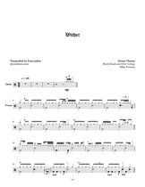 Drum Sheet Music: Dream Theater - Dream Theater - Wither