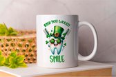 Mok Irish You Would Smile - Dentistry - Gift - Cadeau - DentalCare - OralHealth - DentalHealth - Tandarts - Tandheelkunde - Mondzorg - Tandgezondheid