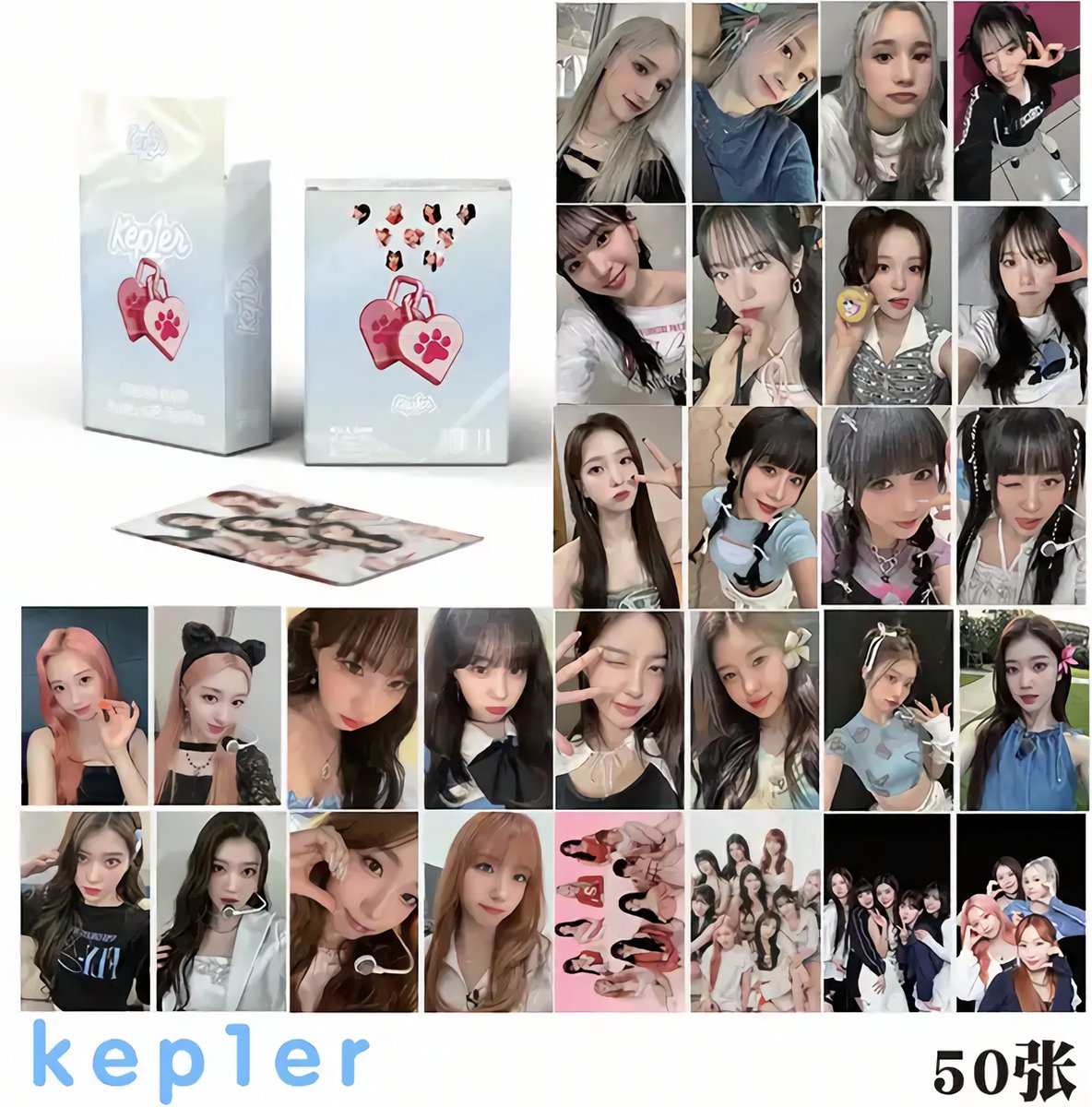 KPOP 50pcs/box Kepler Photocard Holographic Kepler [Fotokaarten]
