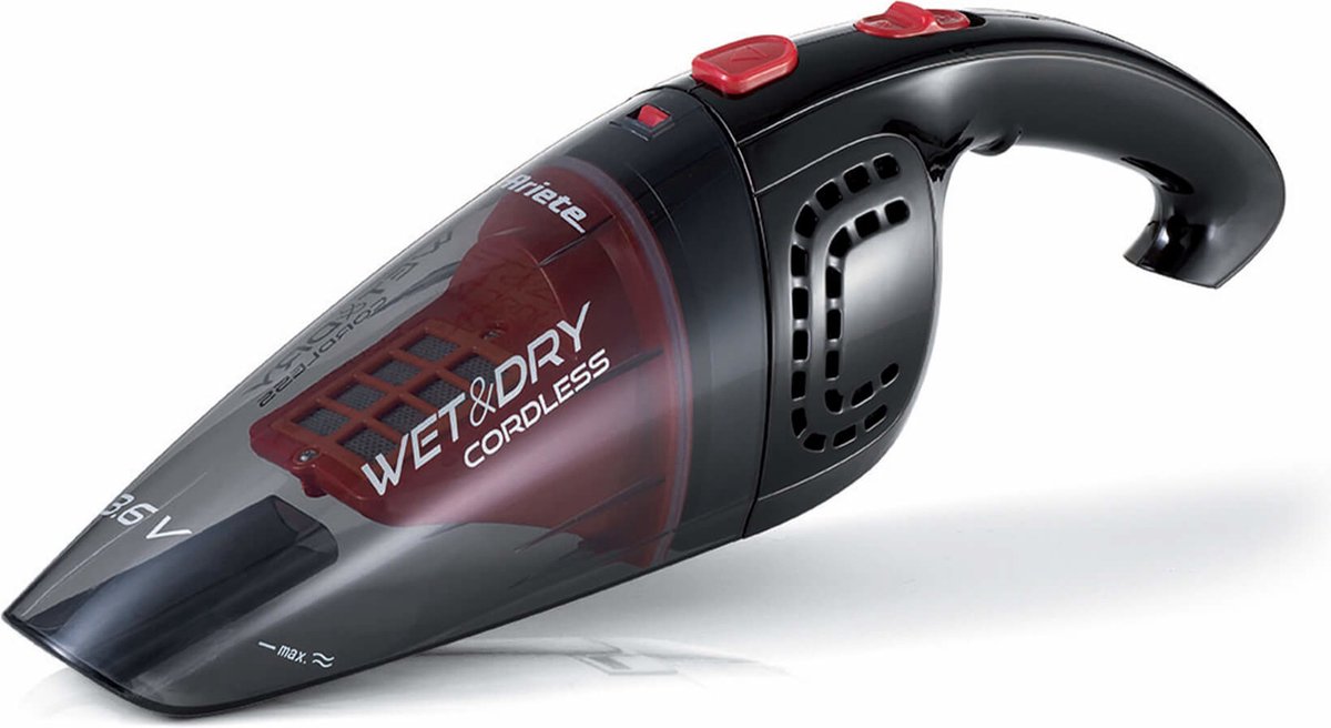 Ariete 2474 Draadloze Kruimeldief Nat & Droog met Accessoires - Ariete - €40,09