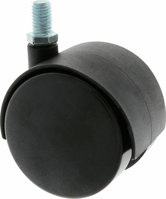 RVS zwenkwielen en bokwielen, 50-200mm