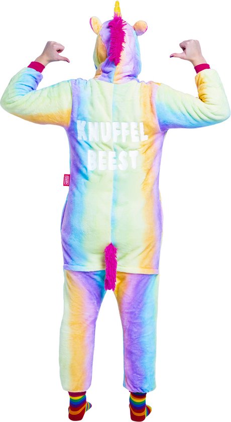 Unicorn onesie rainbow | Knuffelbeest