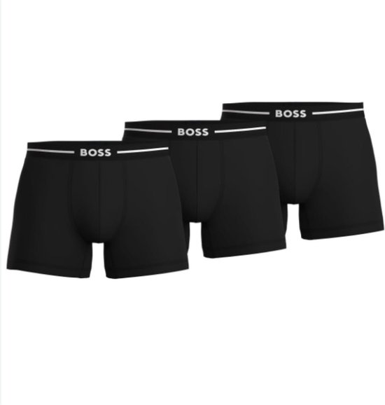 HUGO BOSS Bold boxer briefs (3-pack) - heren boxers normale - zwart - Maat: