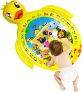 Livano Waterspeelmat - Watermat - Baby - Speelmat - Binnen - Buiten - Kraamcadeau - Opblaasbaar - Geel
