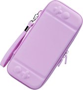 Livano Case Geschikt Voor Nintendo Switch - Hoes - Beschermhoes - Accessoires - Paars