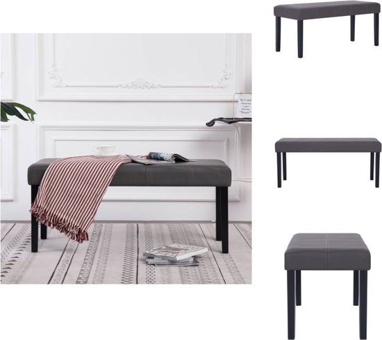 vidaXL Bankje met rugleuning 112x65,5x75 cm kunstsuèdeleer bruin vidaXL Bankje met rugleuning 112x65,5x75 cm kunstsuèdeleer bruin