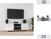 vidaXL TV-meubel - Modern - Meubel - 120x40.5x35 cm - Wit - Kast