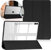 Étui pour tablette Samsung Galaxy Tab S9 FE Plus - Bookcase rigide à trois volets iMoshion - Zwart
