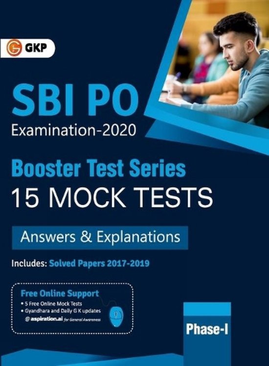 Sbi 2021 Probationary Officers' Phase I Booster Test Series 15 Mock Tests (Questions, Answers & Explanations)