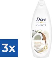 Dove Restoring Nourishing Secrets Douchegel - 225 ml - Voordeelverpakking 3 stuks