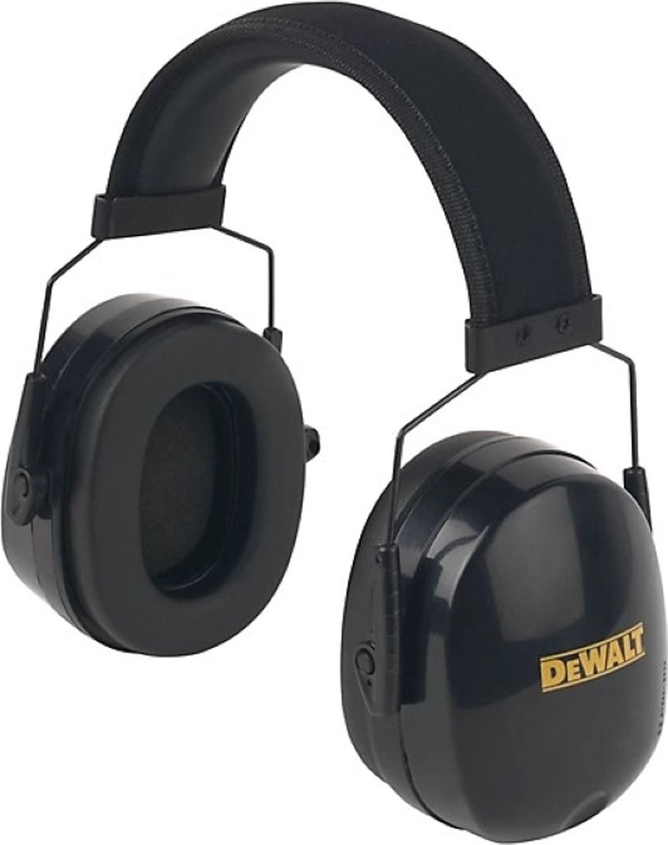 DeWalt gehoorbeschermer DPG13HC EU - 27 dB - Verstelbaar - Zwart