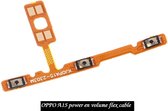 Oppo A15 power en volume Flex Kabel - Oppo A15 aan/uit knop flexkabel - Oppo volumeknop flexkabel A15