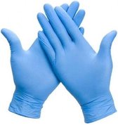Nitril handschoenen maat XL blauw pdvrij 100/ds Medcare