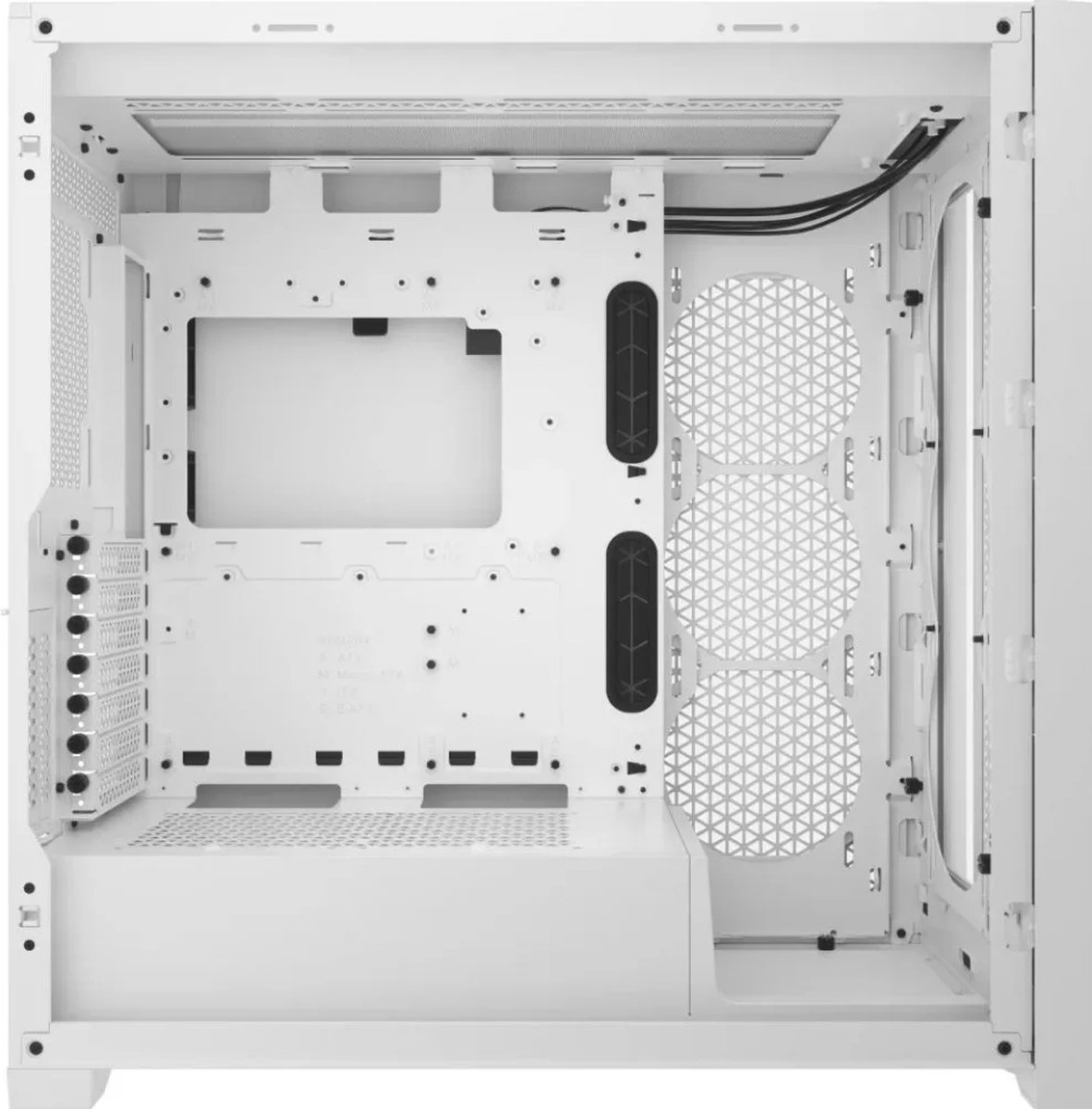Corsair 5000D Core Airflow Mid-Tower Atx Pc Case - White - afbeelding 4