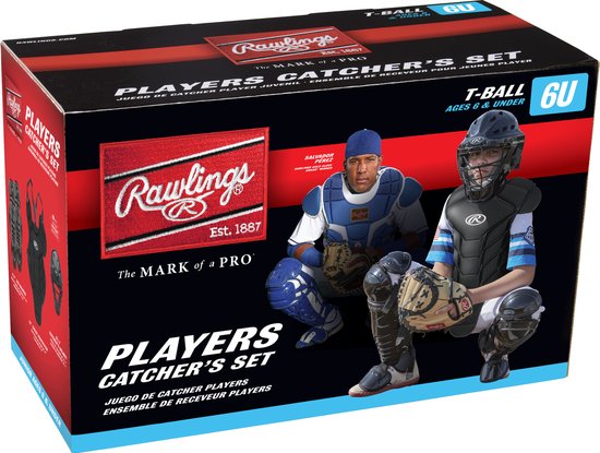 Rawlings P2CSTB T-Ball Catcher's Gear Set Color Black