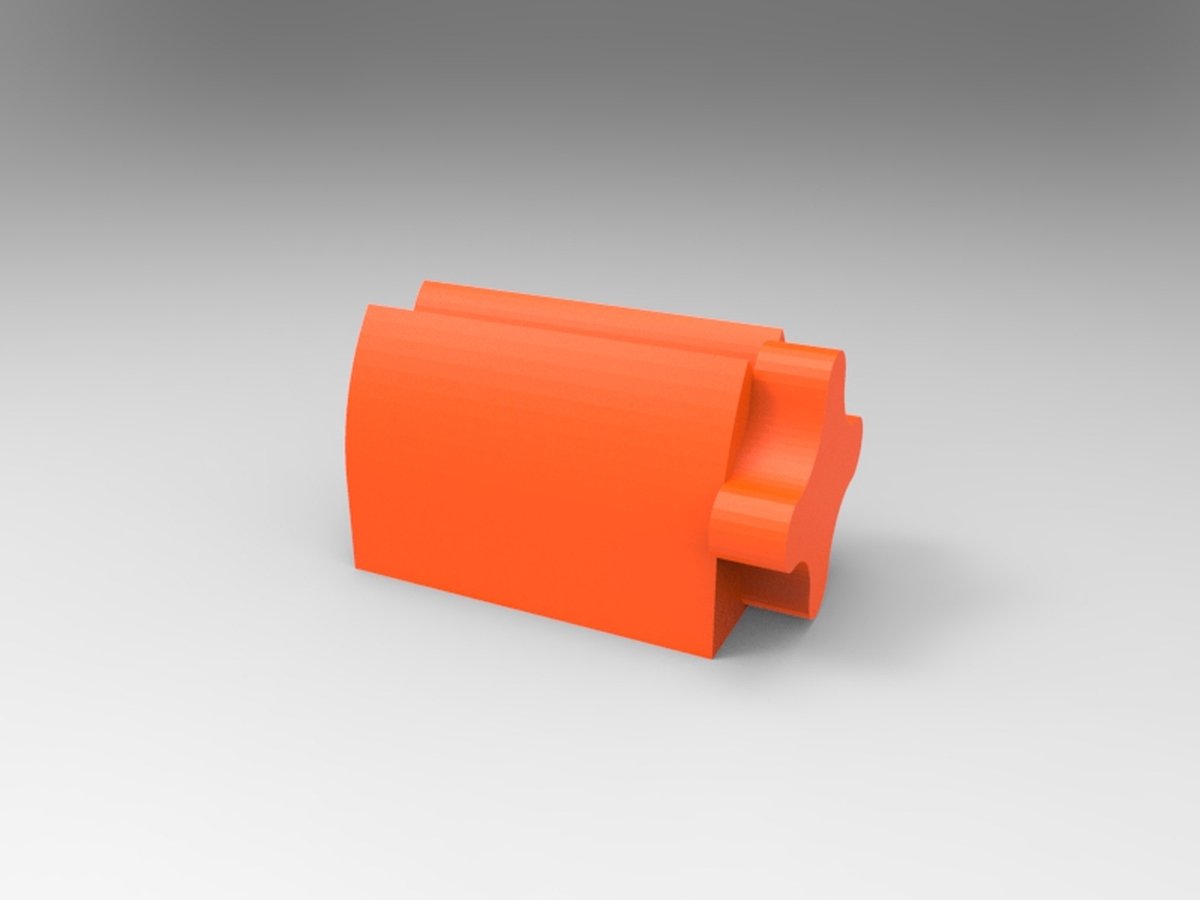 Tubeknijper - Oranje - Tot 55mm breed [Squeezer - Tube knijper - Tandpasta uitknijper]