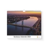 XL 2024 Kalender - Jaarkalender - Bordeaux