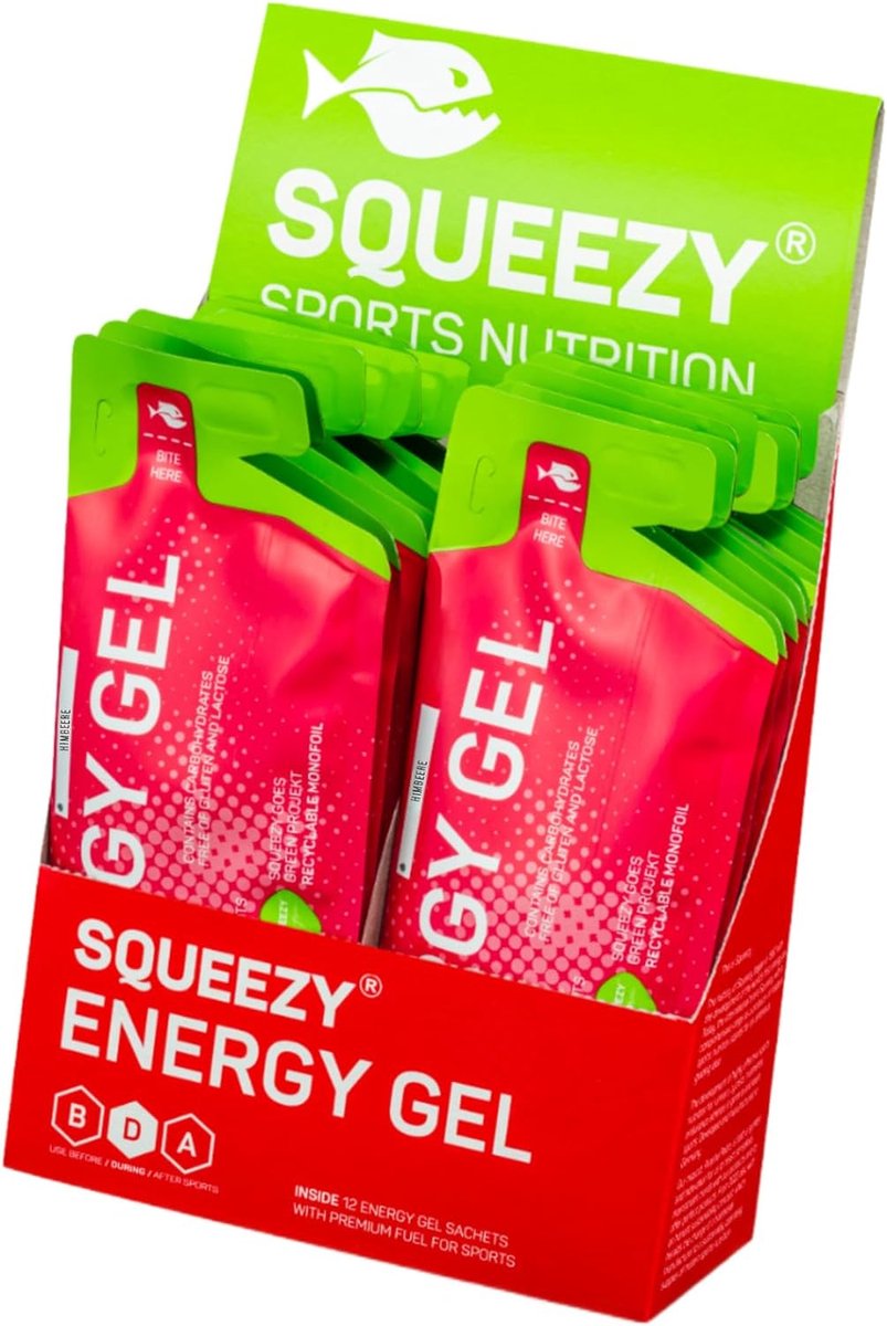 Goedkoopste Squeezy Energie gel 12x33g Mix