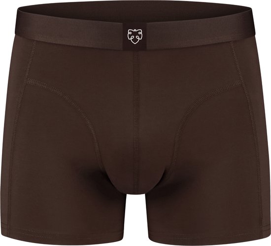 A-dam Chocolat - Boxershort - Katoen - Onderbroek - Ondergoed - Heren - Donker Bruin - XL