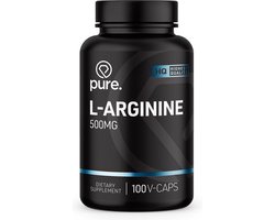 Pure. L-Arginine - 500mg - 100 vegan caps - aminozuren