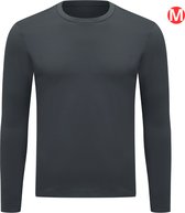 Livano Thermokleding - Thermoshirt - Thermo - Voor Heren - Shirt - Donker Grijs - Maat M