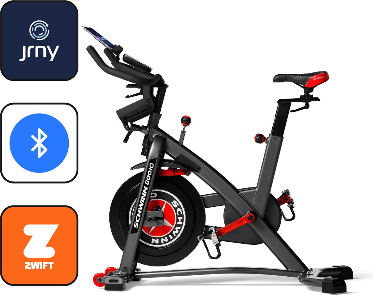 Schwinn Indoorfiets met Zwift bol