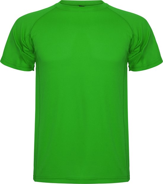 Varen groen 3 Pack unisex sportshirt korte mouwen MonteCarlo merk Roly maat L