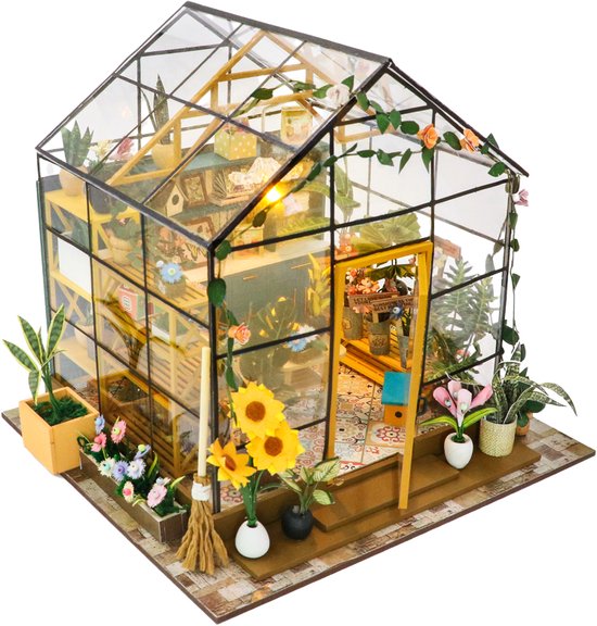 Hongda Sunshine Flower House DIY Miniatuur Poppenhuis Voor Hongda Sunshine Flower House DIY Miniatuur Poppenhuis Voor