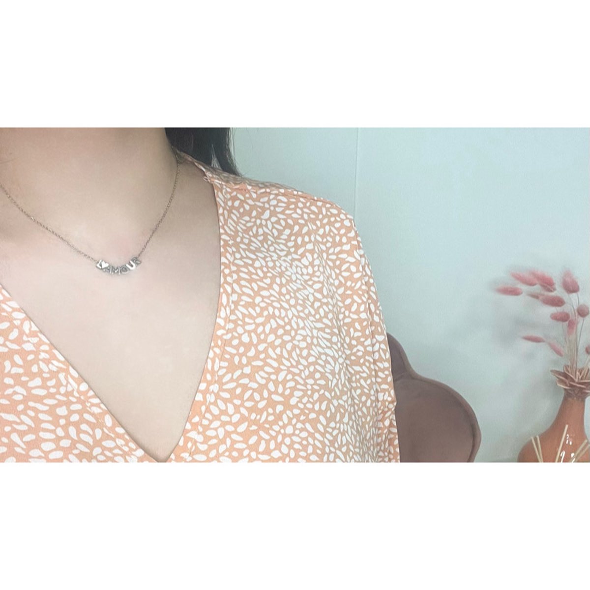 L'amour ketting | zilver